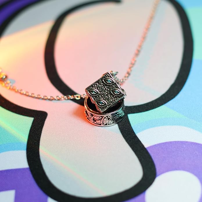 2-Piece Anime Necklace & Ring Set for Cosplay Accessory